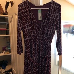 Faux wrap dress xl